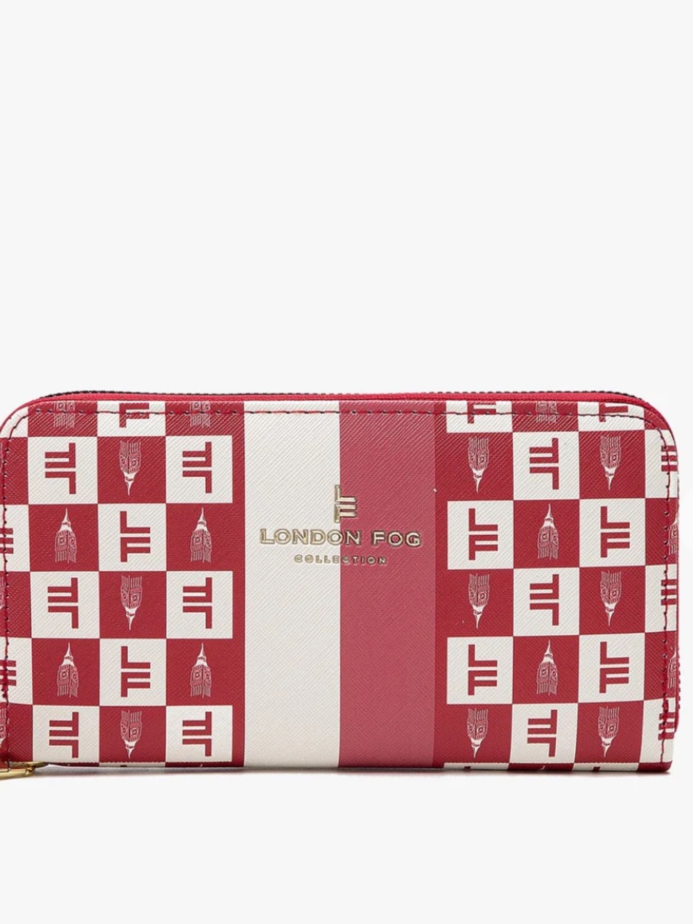 LONDON FOG ADALIA SIGNATURE ZIP AROUND WALLET
